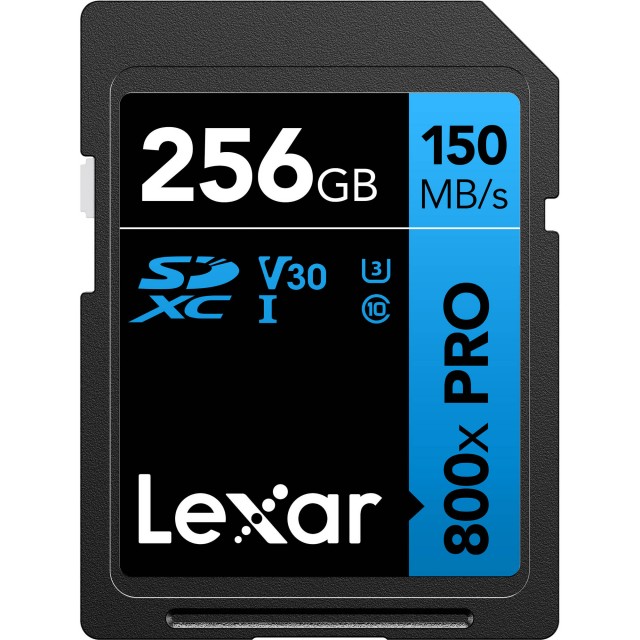 Lexar Lexar 256GB SDXC Blue R150MB/s V30