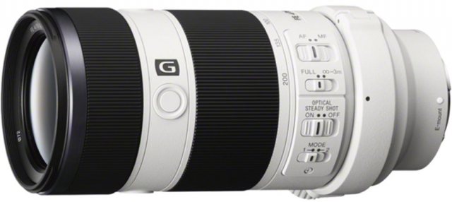 Sony FE 70-200mm f4 OSS zoom lens