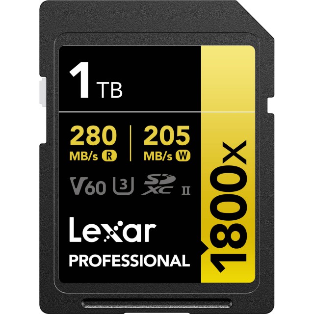 Lexar Lexar 1TB SDXC Gold UHS-II R280/W205MB/s
