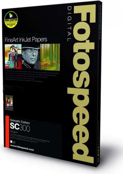 Fotospeed Fotospeed Smooth Cotton Paper, 300gsm, A4 x 25