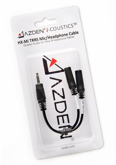 Azden Azden HX-Mi TRRS Microphone/Headphone splitter cable