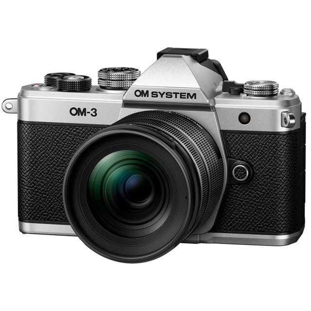 OM SYSTEM OM-3 一眼レフカメラ 12-45mmレンズ付き OM SYSTEM OM-3 with ED 12-45mm F4.0 PRO lens - Castle Cameras