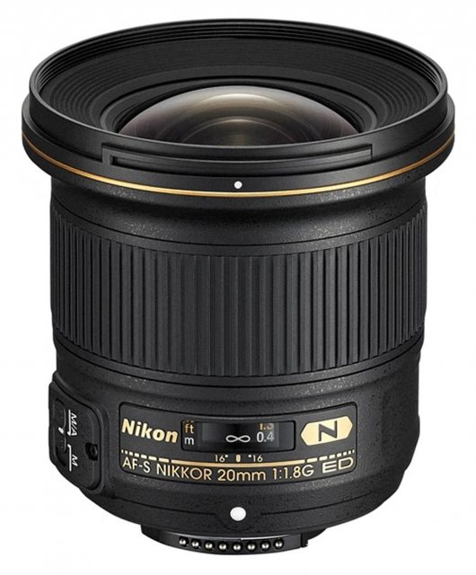 Nikon AF-S 20mm f1.8G ED lens
