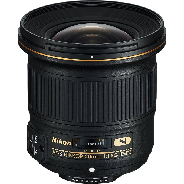 Nikon AF-S 20mm f1.8G ED lens