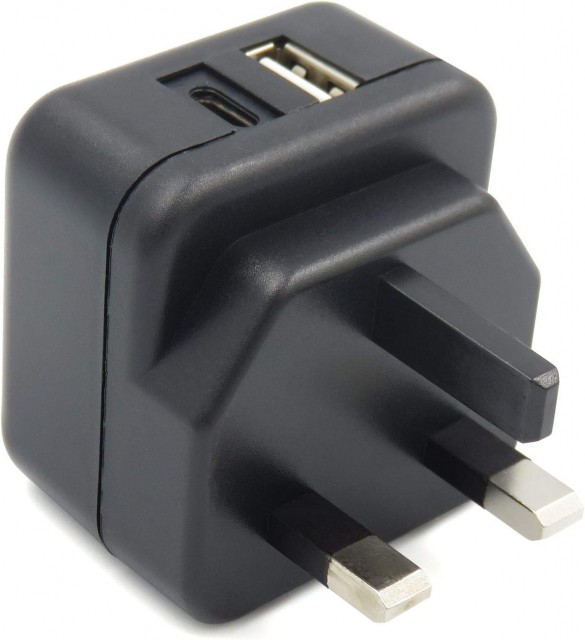 Sundry Pama Plug-in USB-C and USB-A Charger, 3 Amp