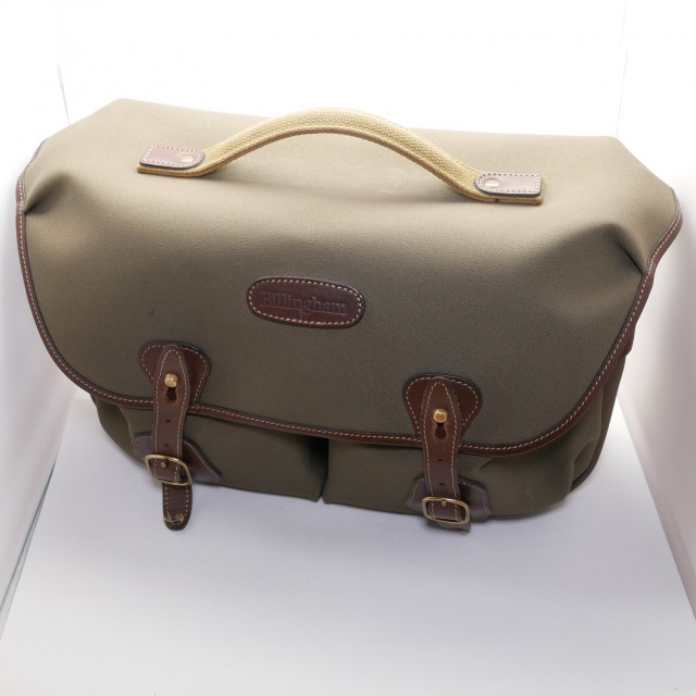 Billingham Used Billingham Hadley Pro Camera Shoulder Bag, Sage Fibrenyte-Chocolate Trim