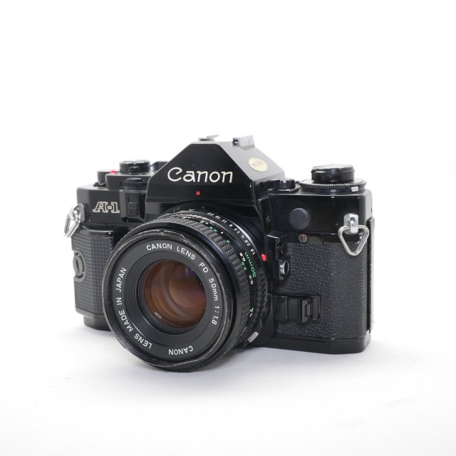 Canon Used Canon A-1 35mm SLR with 50mm f1.8 lens