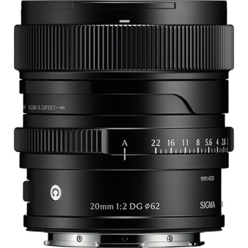 Sigma Sigma AF 20mm F2 DG I C lens for Sony FE