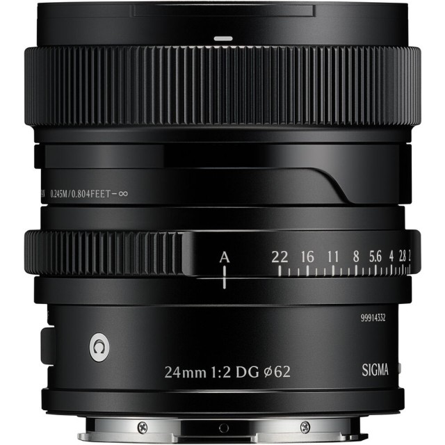 Sigma Sigma AF 24mm F2 DG I C lens for L-Mount, Black