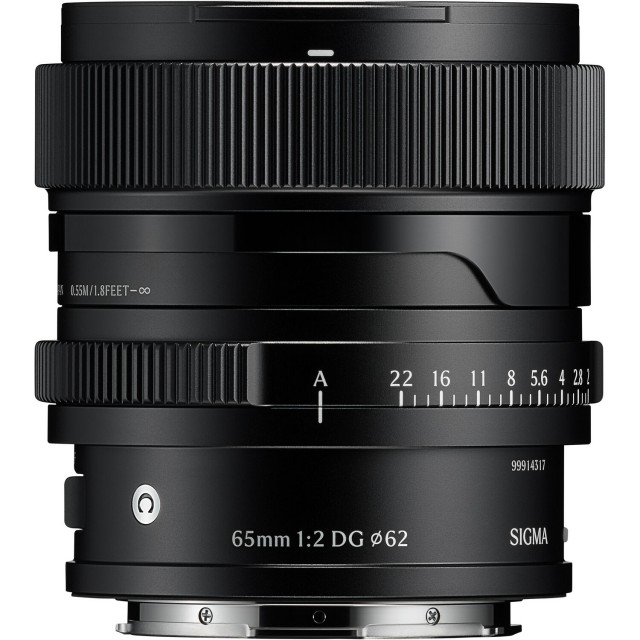 Sigma Sigma AF 65mm F2 DG I C lens for L-Mount, Black