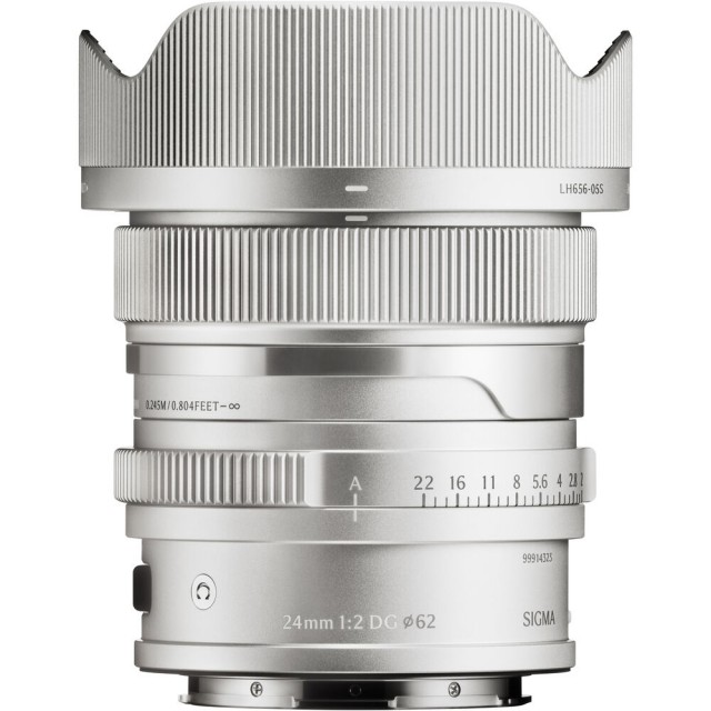 Sigma Sigma AF 24mm F2 DG I C lens for L-Mount, Silver