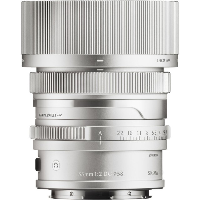 Sigma Sigma AF 35mm F2 DG I C lens for L-Mount, Silver