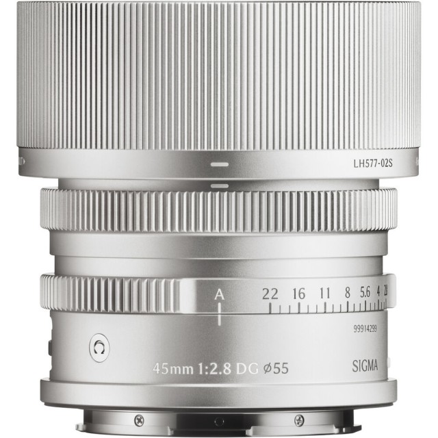 Sigma Sigma AF 45mm F2.8 DG I C lens for L-Mount, Silver