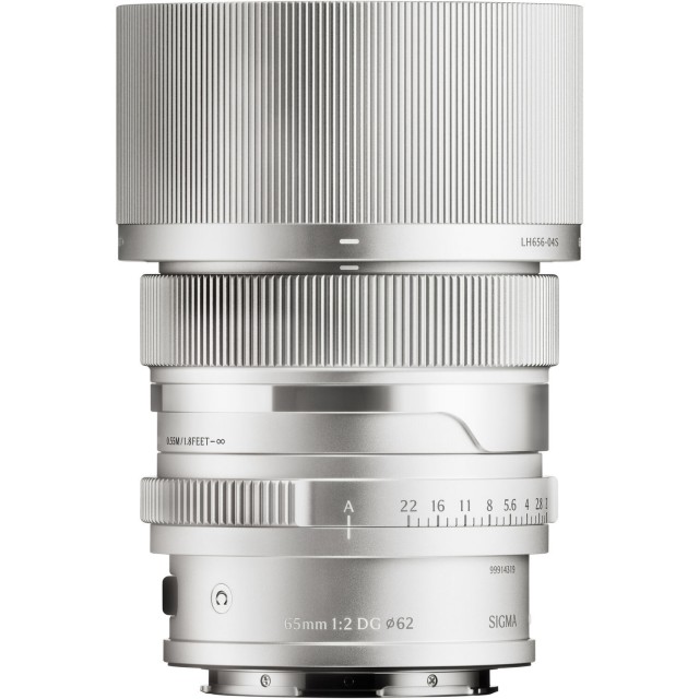 Sigma Sigma AF 65mm F2 DG I C lens for L-Mount, Silver