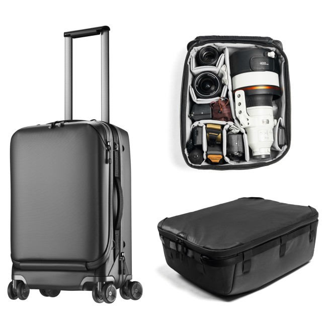 Peak Design Peak Design Pro Creator Carry-On Roller bag Bundle, Black