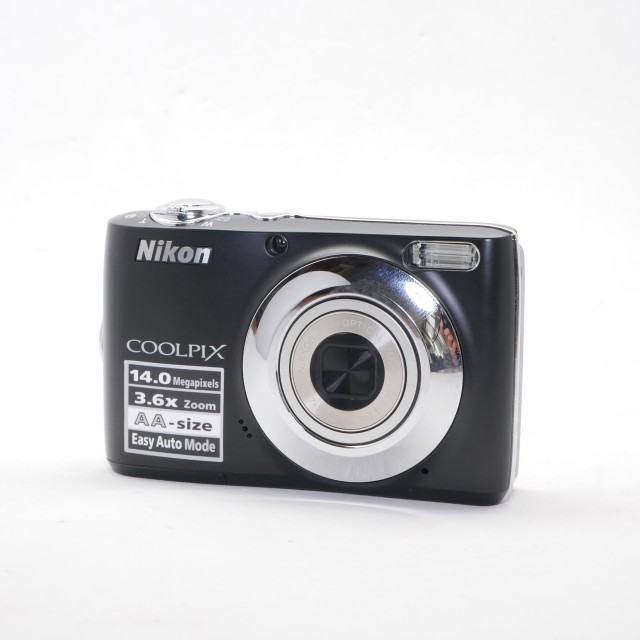 Nikon Used Nikon Coolpix L24 digital compact camera, black