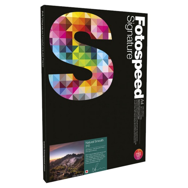 Fotospeed Fotospeed Natural Smooth Paper, 310, A3 Plus - 25 sheets