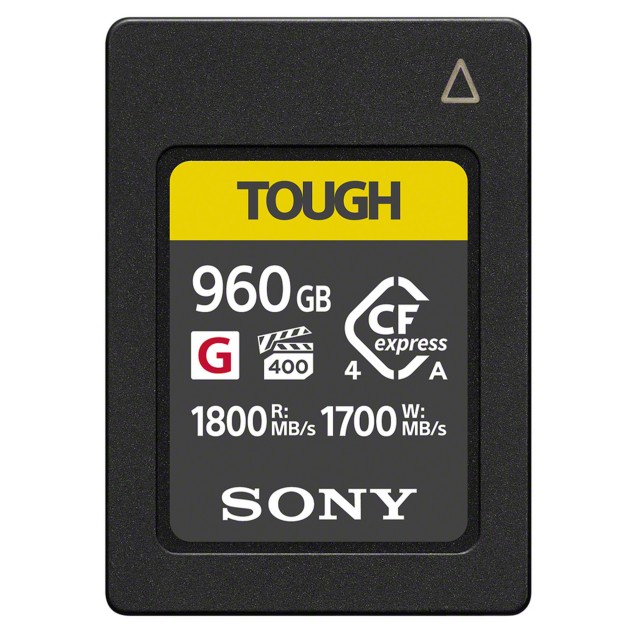 Sony Sony CEA-G960T 960GB TOUGH CFexpress Type A Card, R1800/W1700MB/s
