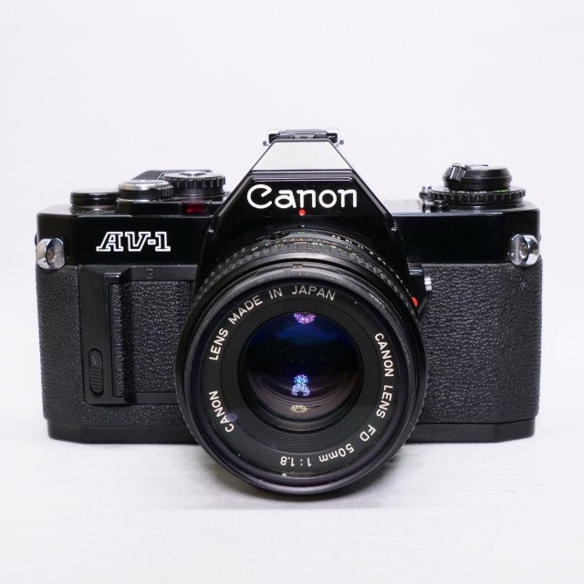 Canon Used Canon AV-1 35mm SLR camera with 50mm lens
