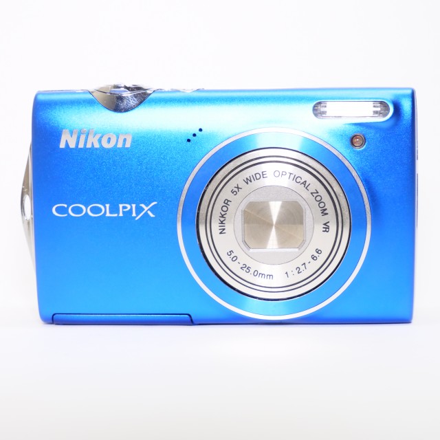 Nikon Used Nikon Coolpix S5100 digital compact camera, blue