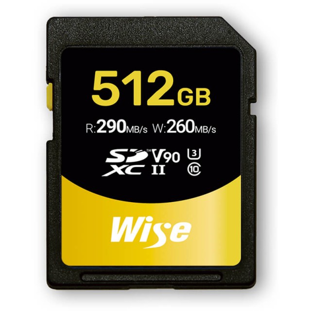 Sundry Wise 512GB SDXC UHS-II R290/W260MB/s V90
