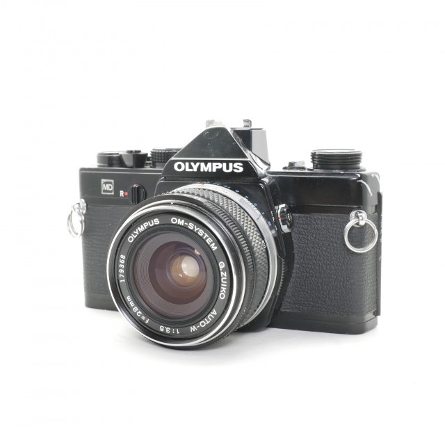 Olympus Used Olympus OM-1 35mm MD SLR with 28mm f3.5 lens