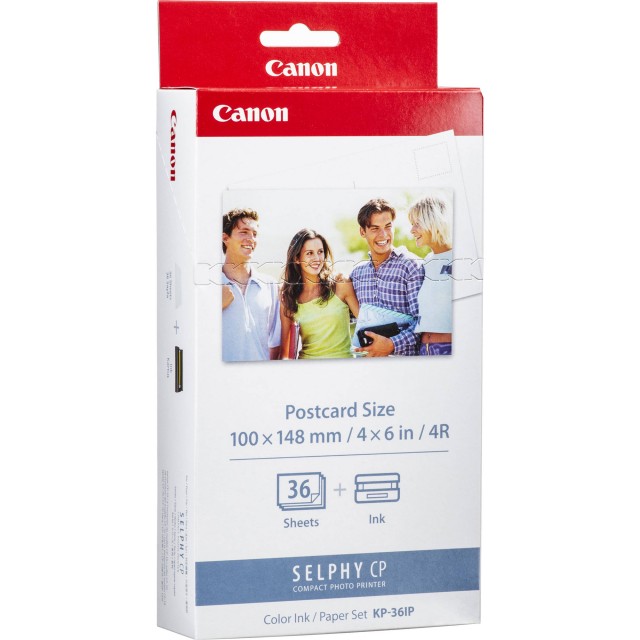 Canon Canon KP-36IP Print Cartridge, 36 postcard sheets and ink