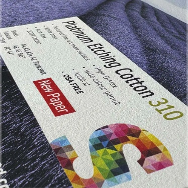 Fotospeed Fotospeed Fotospeed Platinum Etching Cotton 310 Paper A4 - 25  sheets
