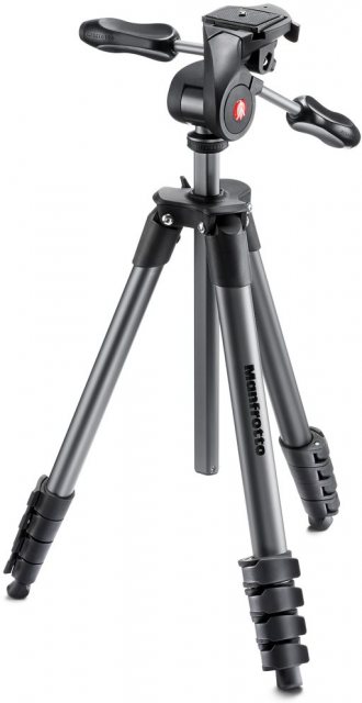 Manfrotto Manfrotto Compact Advanced Tripod Kit In Black