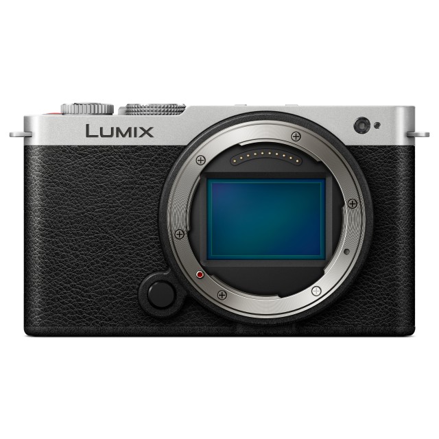 Lumix Panasonic Lumix S9 Mirrorless Camera Body, Black/Silver top