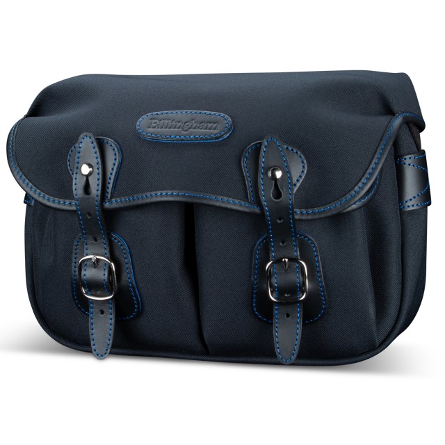 Billingham Billingham Hadley Small Camera Shoulder Bag - Midnight Special Edition, Black Fibrenyte-Leather trim