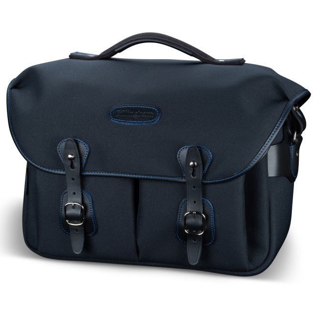 Billingham Billingham Hadley One Camera Shoulder Bag - Midnight Special Edition, Black Fibrenyte-Leather trim