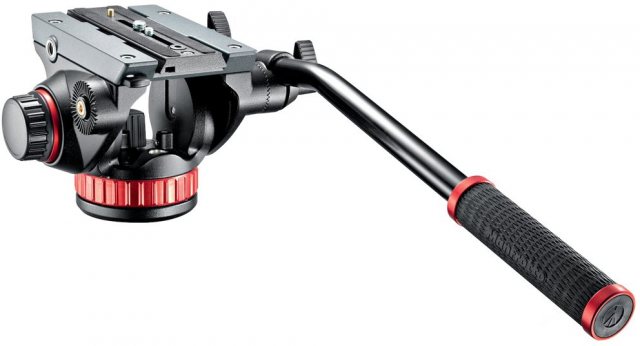 Manfrotto MVH502AH Fluid Video Head With Flat Base