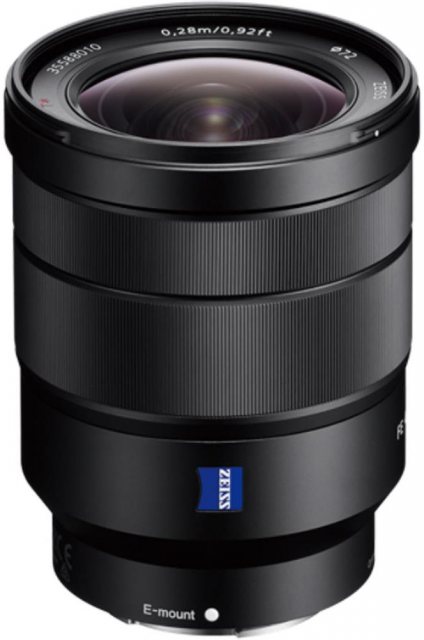 Sony FE 16-35mm f4 ZA OSS Zeiss Vario Tessar T* lens