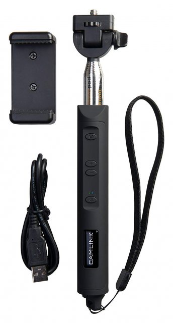 Camlink Camlink Selfie stick with bluetooth remote release