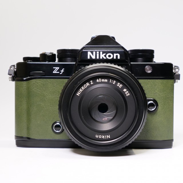 Nikon Used Nikon Zf Full frame Mirrorless Camera, green, with 40mm SE lens