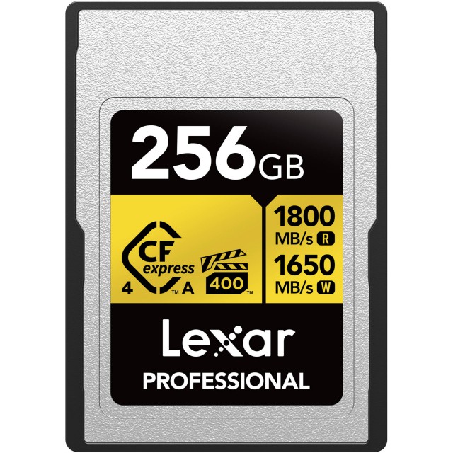 Lexar Lexar 512GB, CFexpress PRO Type A Gold 4, R1800/W1650MB/s, VPG400