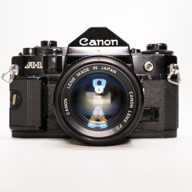 Canon Used Canon A1 35mm SLR with FD 50mm f1.4 lens