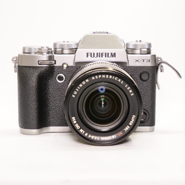 Fujifilm Used Fujifilm X-T3 silver Mirrorless camera with 18-55mm lens