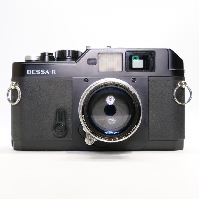 Sundry Used Voigtlander Bessa R 35mm film camera with Leica 5cm f2 lens