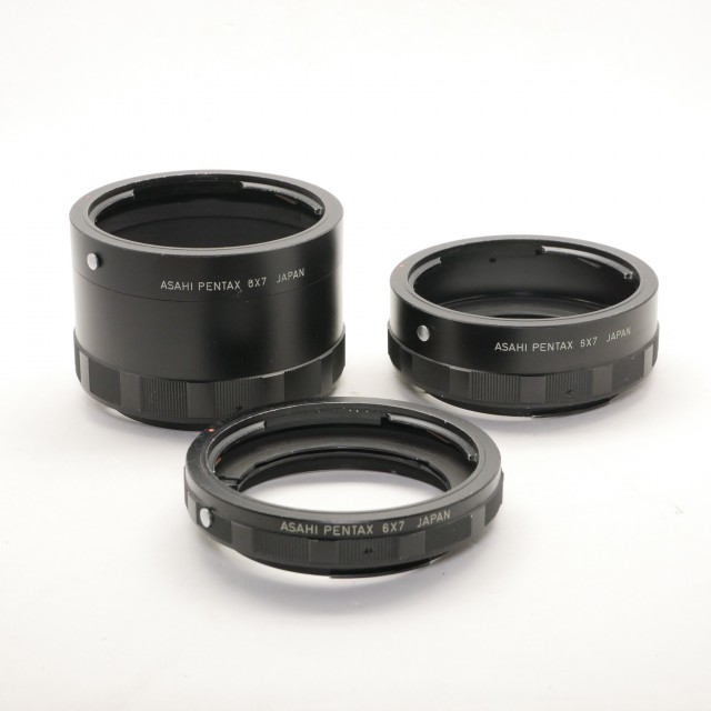 Pentax Used Asahi Pentax Super Multi Takumar 6x7 Auto Extension Tube Ring 1 2 3 Set