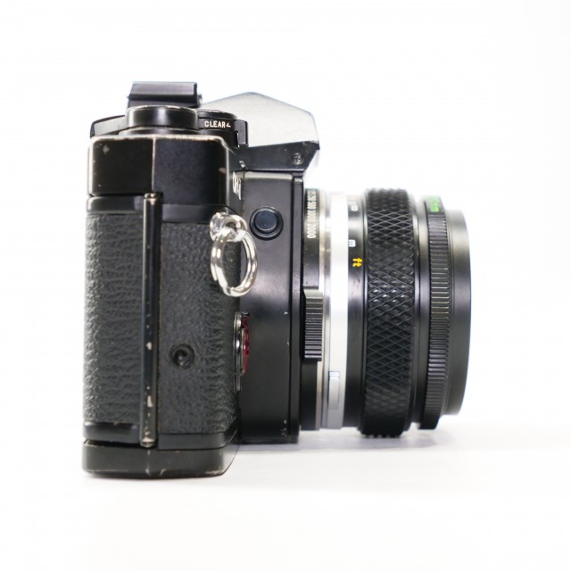Used Olympus OM-4 Ti 35mm SLR with 50mm lens, black | £499