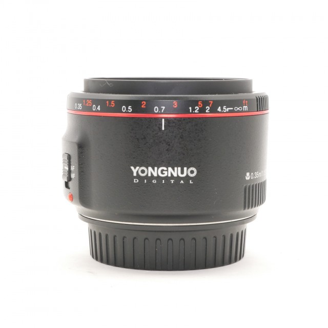 Sundry Used Yongnuo 50mm F1.8 MK II lens for Canon EOS