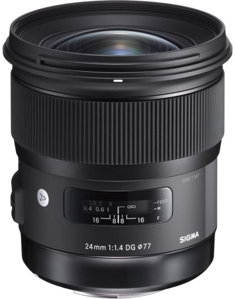 Sigma 24mm f1.4 DG HSM Art lens for Nikon