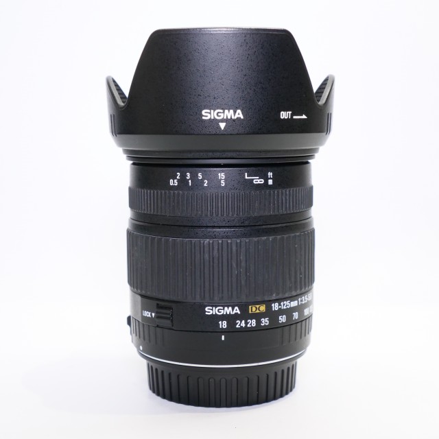 Sigma Used Sigma 18-125mm f3.5-5.6 DC lens for Canon EOS