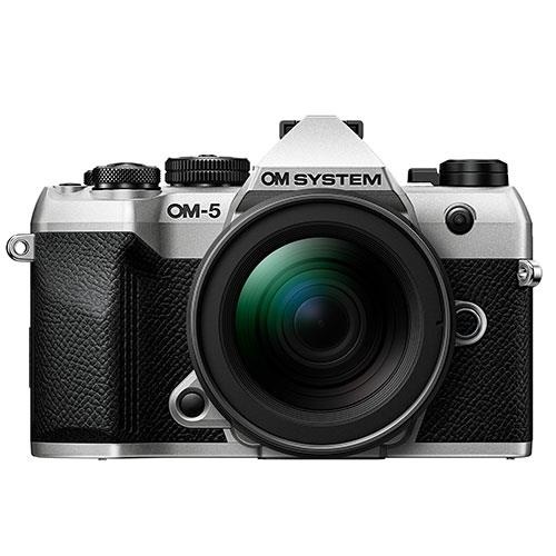 OM System OM SYSTEM OM-5 Mark II Mirrorless camera with 12-40mm F2.8 lens, Silver
