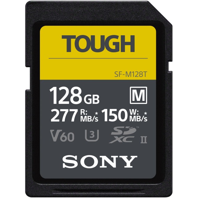 Sony Sony 128GB SDXC Tough UHS-II R277/W150MB/s V60