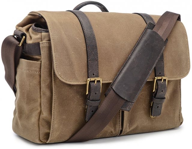 Ona Ona Brixton Messenger Bag, Field Tan