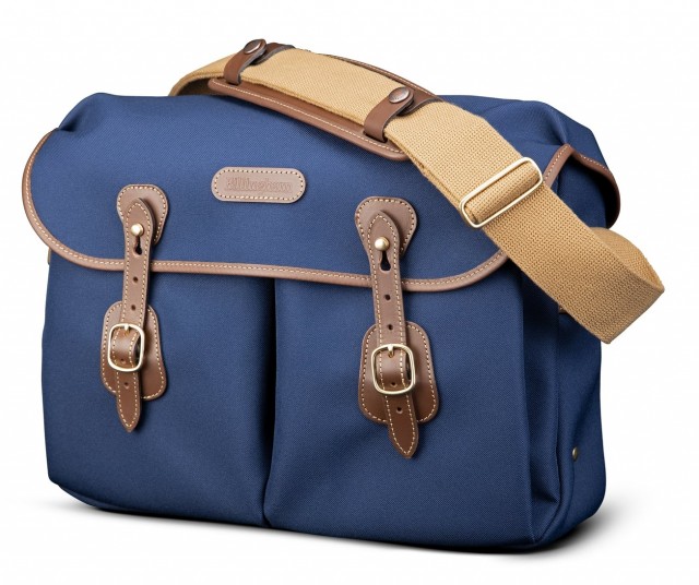 Billingham Billingham Icon Shoulder Bag, Navy Fibrenyte-Chocolate Trim