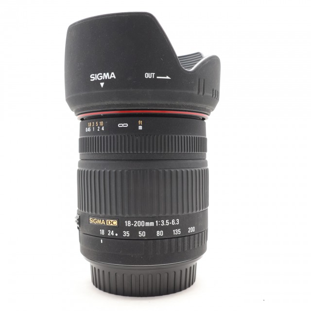 Sigma Used Sigma 18-200mm f3.5-6.3 DC lens for Canon EOS